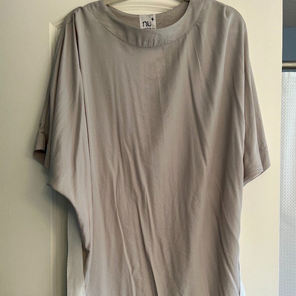 One Size Fits Most - Shirt dress with ribbon belt - NWT